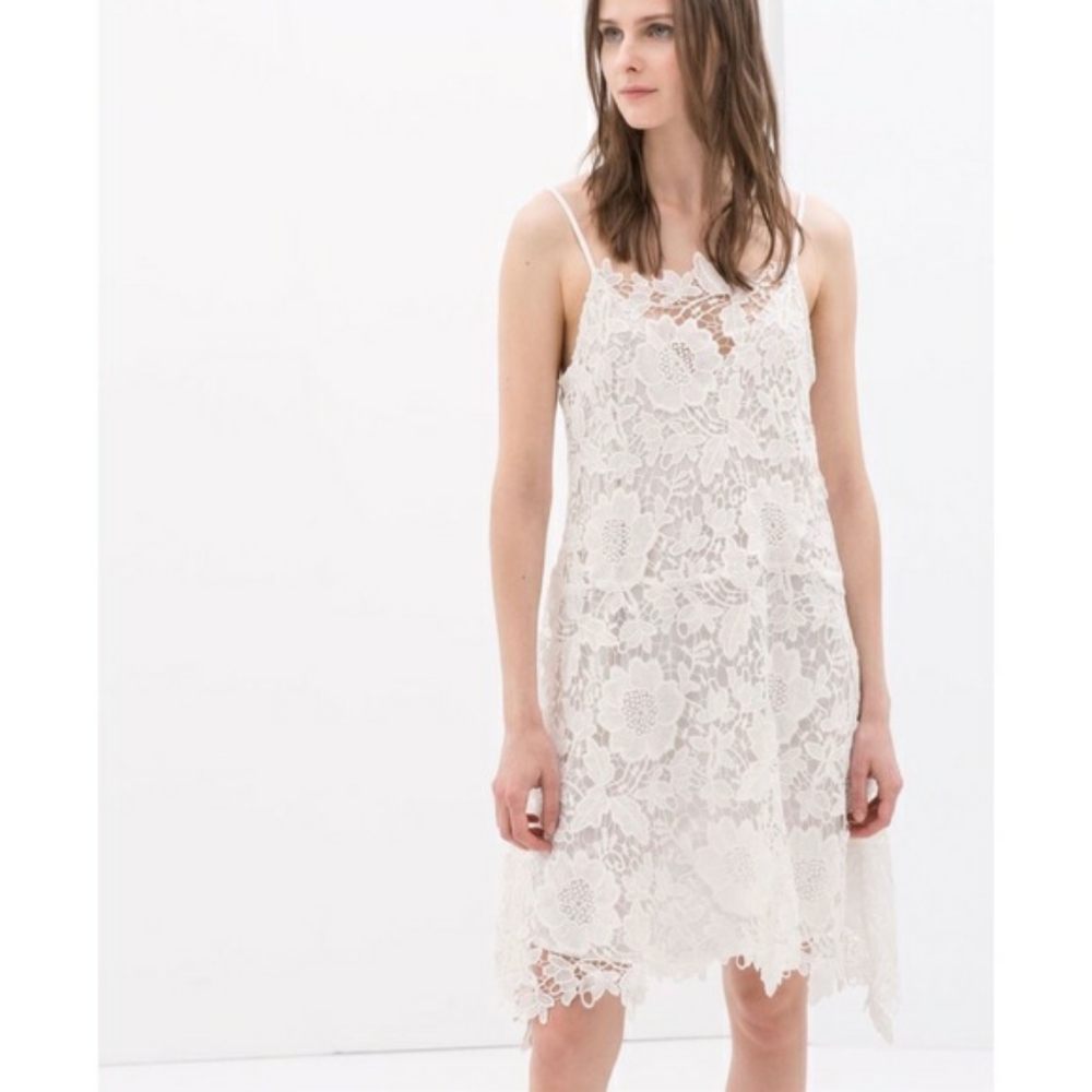 ZARA crochet dress